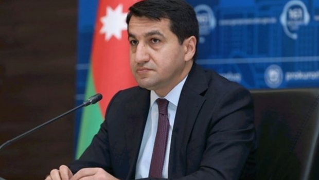 Hikmət Hacıyev beynəlxalq ictimaiyyəti Xocavənddəki terror aktını pisləməyə çağırdı - FOTO