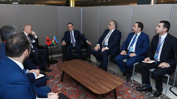 Azərbaycan və Albaniyanın XİN başçıları Qarabağdakı son vəziyyəti müzakirə ediblər - FOTO