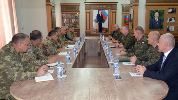 Milli Müdafiə Universitetində Polşa nümayəndə heyəti ilə görüş keçirilib