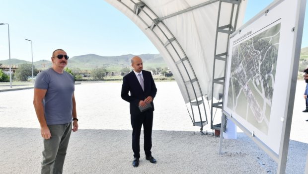 İlham Əliyev Cəbrayıla GETDİ - FOTO