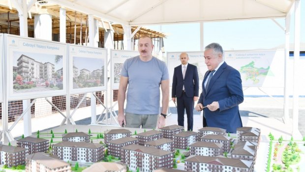 Prezident Cəbrayıl Yaşayış Kompleksində – FOTO  