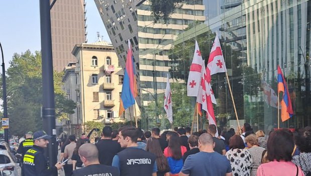 Gürcüstan polisi erməni diasporunun Azərbaycana qarşı təxribatına icazə vermədi