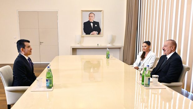 İlham Əliyev ICESCO-nun Baş direktoru ilə görüşdü - FOTO