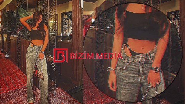 Ayselin şalvarı başına bəla oldu – FOTO 