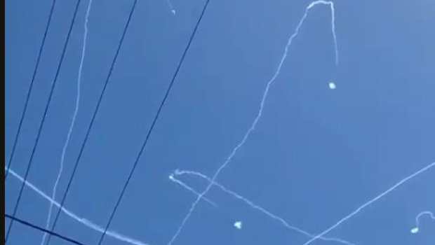 İsrailin “Dəmir Qübbə”si Qəzzadan atılan raketləri belə MƏHV ETDİ – VİDEO