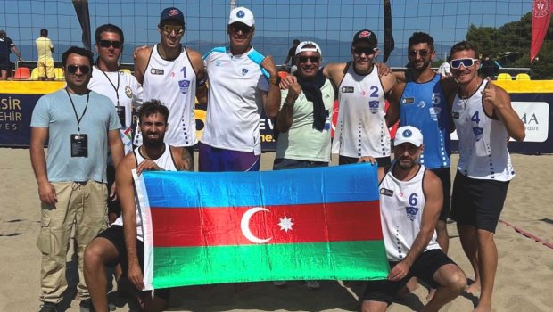 Çimərlik voleybol komandamız Avropa Kubokunun FİNALINDA - FOTO