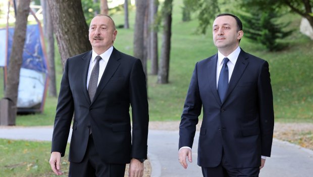 İrakli Qaribaşvili İlham Əliyevlə müzakirə etdiyi məsələləri AÇIQLADI - FOTO 