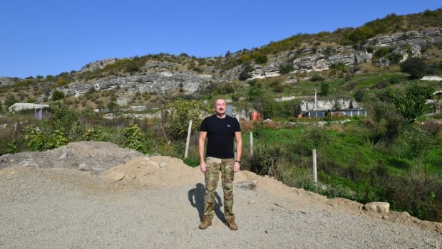 İlham Əliyev Şuşa rayonunun Malıbəyli kəndində - FOTO