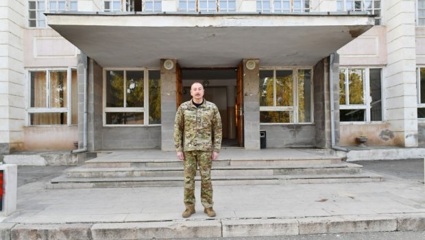 Bayrağımız Xocavənd şəhərində DALĞALANIR - FOTO