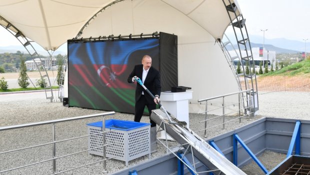 Füzuli şəhərində ikinci yaşayış kompleksinin təməli QOYULDU - FOTO