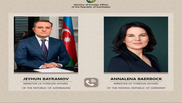 Ceyhun Bayramov almaniyalı həmkarı ilə Azərbaycan-Ermənistan sülh prosesindən DANIŞIB 