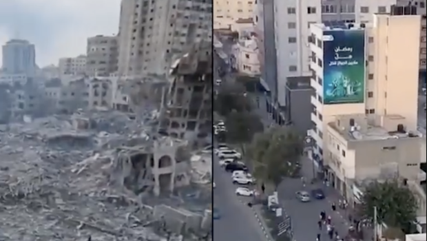 Qəzzanın İsrail hücumlarından “ƏVVƏL-SONRA” görüntüləri - VİDEO  