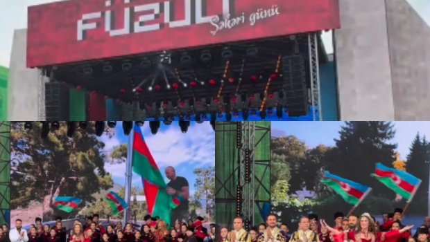 Məşhurlar Füzulidə keçirilən KONSERTDƏ - VİDEO