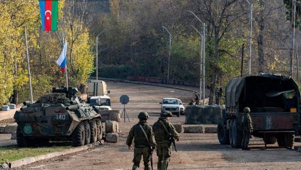 Rus sülhməramlılarının hərbi kolonu bu gün Qarabağı tərk etdi - VİDEO