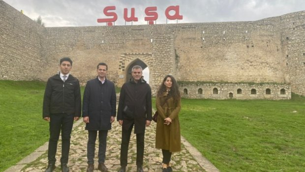 Türkiyə Böyük Millət Məclisinin nümayəndə heyəti ŞUŞADA - FOTO 