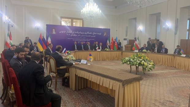 Tehranda “3+3” formatında görüşünün nəticələrinə dair birgə BƏYANAT qəbul olunub