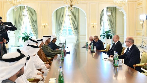 Prezident BƏƏ-nin sənaye və qabaqcıl texnologiyalar nazirini QƏBUL ETDİ - VİDEO