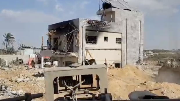 İsrail silahlıları Qəzzada HƏMAS-a aid binaları SÖKÜRLƏR - ANBAAN VİDEO 