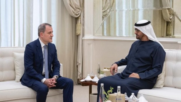 Ceyhun Bayramov BƏƏ Prezidenti ilə regional məsələləri MÜZAKİRƏ EDİB - FOTO 