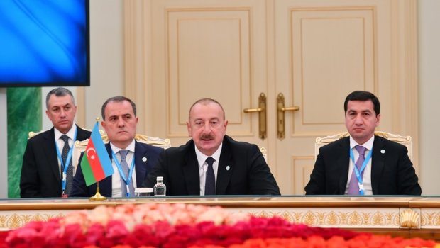 İlham Əliyev TDT-nin Zirvə görüşündə ÇIXIŞ EDİB – VİDEO 