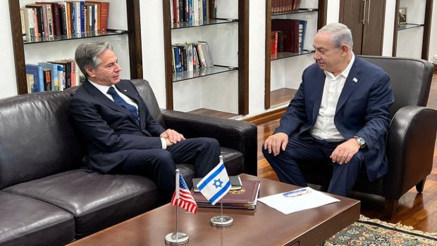 Blinken Tel-Əvivdə Netanyahu ilə görüşdü