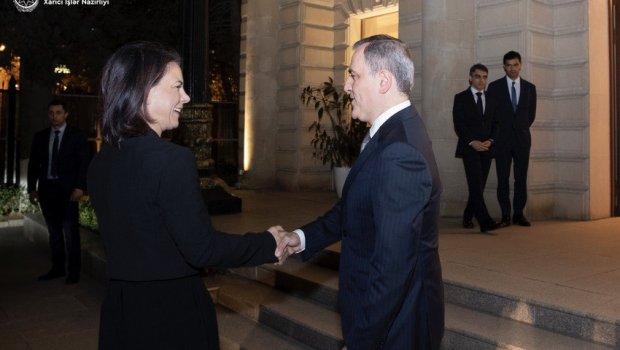 Bakıda Azərbaycan və Almaniya XİN başçılarının görüşü başlayıb