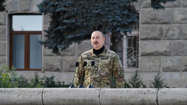 Prezident: “Söz vermişdim ki, bayrağımızı bütün torpaqlarımızda qaldıracağıq” - FOTO/VİDEO