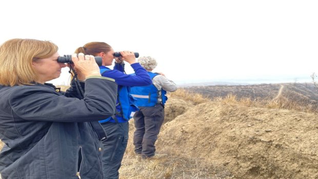 ABŞ-ın Ermənistandakı səfiri Qazaxla sərhədə gəldi - FOTO