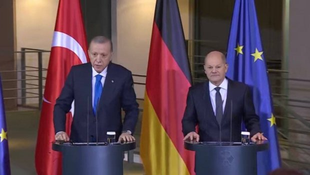 Ərdoğan Almaniyadan İsrail və Fələstini atəşkəsə SƏSLƏDİ 