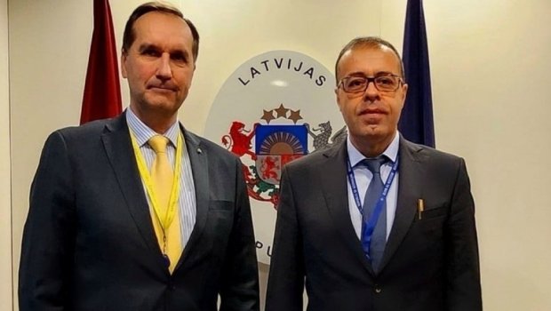 Azərbaycan və Latviyanın NATO-dakı nümayəndələri əməkdaşlıq məsələlərini müzakirə ediblər