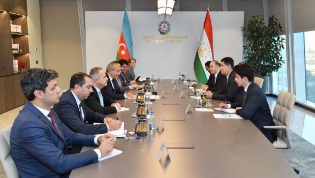 Azərbaycan-Tacikistan iqtisadi-ticarət əlaqələrinin genişləndirilməsi MÜZAKİRƏ EDİLİB - FOTO 