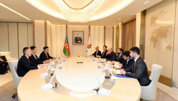SOCAR ilə “KazMunayGaz” arasında əməkdaşlıq məsələləri MÜZAKİRƏ EDİLDİ - FOTO
