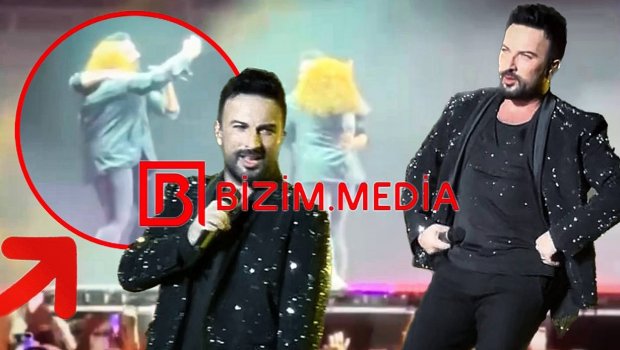 Bakıda konsert verən Tarkanın səhnədə fanatı ilə səmimi GÖRÜŞÜ - VİDEO