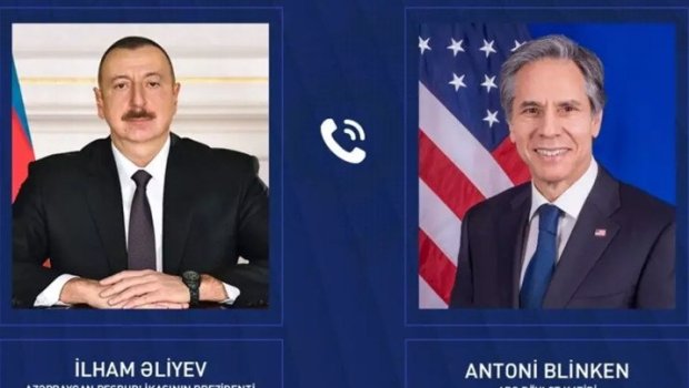 ABŞ-ın dövlət katibi İlham Əliyevlə telefonla danışdı