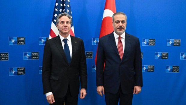 Hakan Fidan Blinken və Stoltenberqlə İsveçin NATO-ya üzvlük məsələsindən DANIŞIB - FOTO
