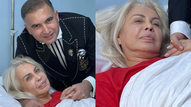 Hacı Nuran xərçəngdən əməliyyat olunan Sevda Əliqızına baş çəkdi - FOTO
