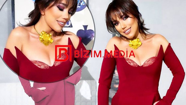 Lalə sinə dekolteli libası ilə GÜNDƏMDƏ – FOTO 