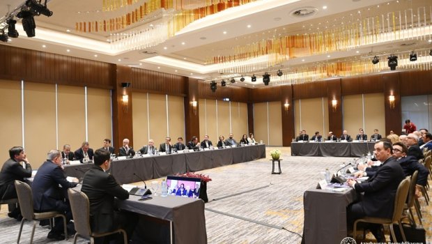 Ceyhun Bayramov II Avropa Konfransında çıxış edib - FOTO