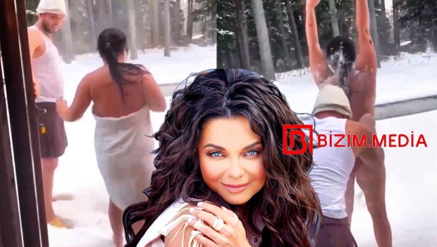 Natalya Korolyova qarın üzərində yarıçılpaq VİDEOSUNU PAYLAŞDI 