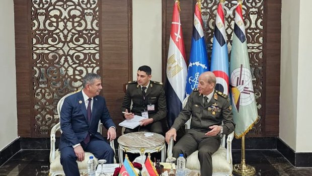 Azərbaycan və Misir müdafiə nazirləri hərbi əməkdaşlığı müzakirə ediblər – FOTO  