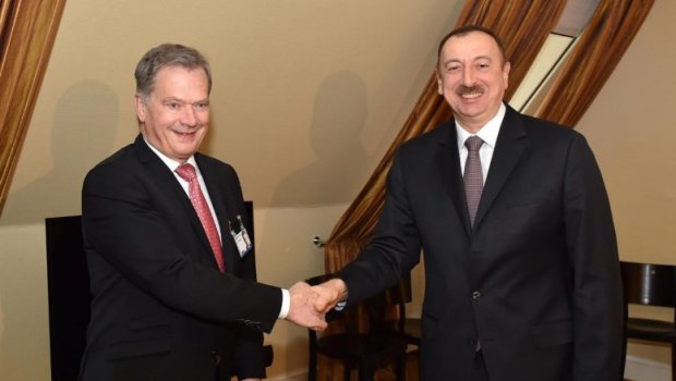 Azərbaycan dövlət başçısı Finlandiya Prezidentini təbrik edib