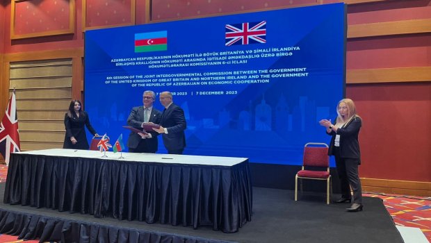 Azərbaycanla Britaniya arasında protokol imzalandı - SƏRMAYƏLƏR ARTIRILACAQ