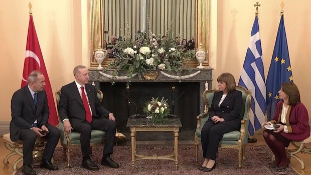 Ərdoğan Afinada yunanıstanlı həmkarı ilə nəyi müzakirə etdi? - VİDEO