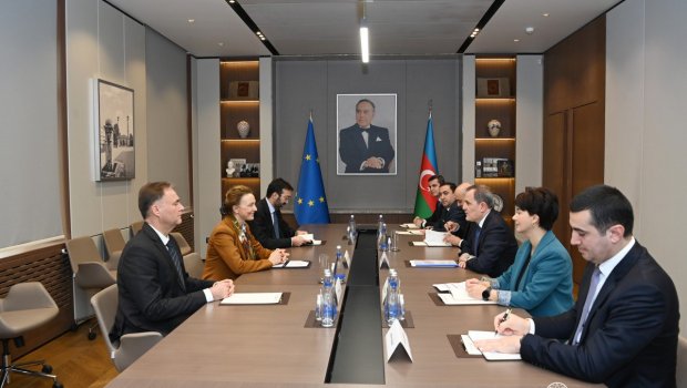 Ceyhun Bayramov Avropa Şurasının Baş katibinə antiterror tədbirlərini şərtləndirən amillərdən danışdı - FOTO