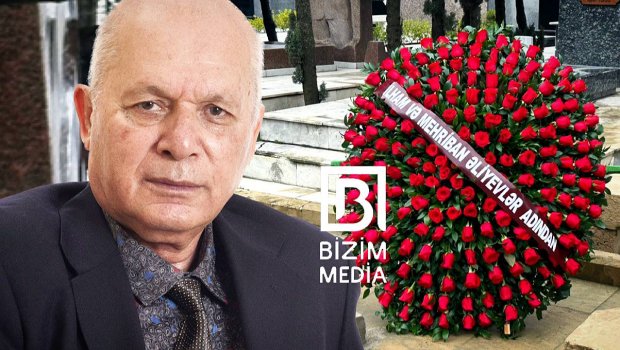 Prezident və xanımı Ramiz Məlikin dəfninə əklil göndərdi - FOTO