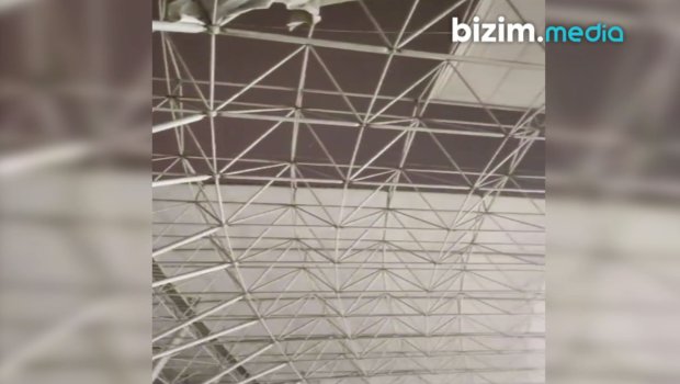 Tofiq Bəhramov adına stadionun damında yaranan problemlə bağlı RƏSMİ AÇIQLAMA – VİDEO 