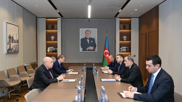 Ceyhun Bayramovun Putinin xüsusi nümayəndəsi ilə görüşü olub - FOTO