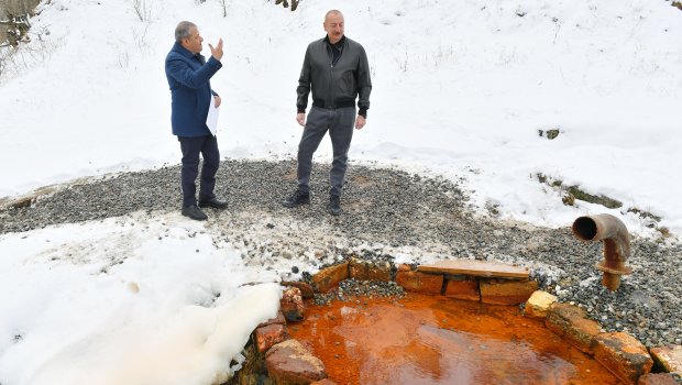 İlham Əliyev Şuşa rayonundakı “Turşsu” bulağında olub - FOTO/VİDEO
