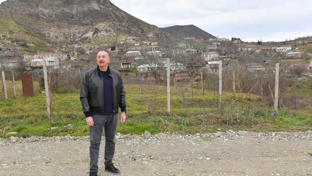 Prezident Pircamal kəndində - FOTO/VİDEO