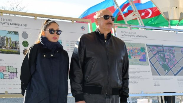 İlham Əliyev və birinci xanım Ağdam rayonuna getdilər - FOTO/VİDEO